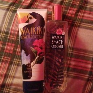 Bath and body cream and fragrence mist